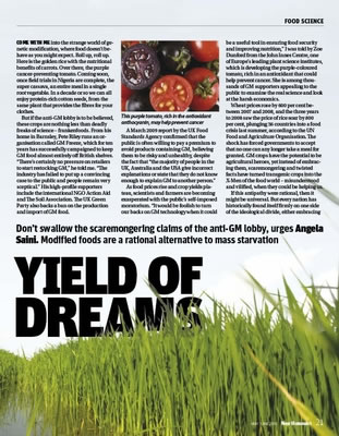 Angela Saini's page from New Humanist, May/June 2009